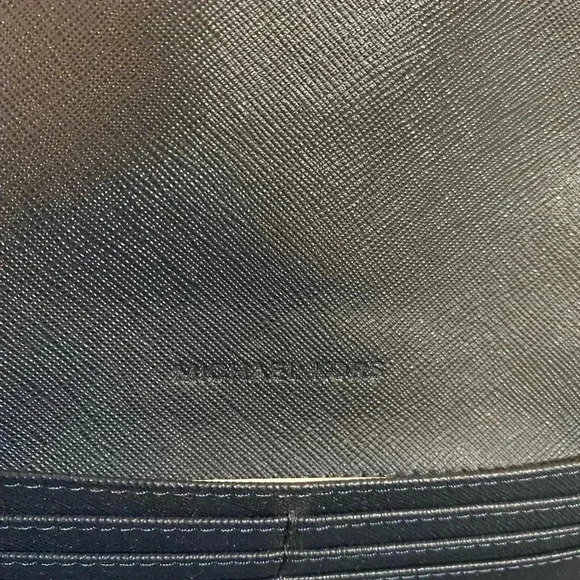 Michael kors navy blue leather wallet - Picture 8 of 9
